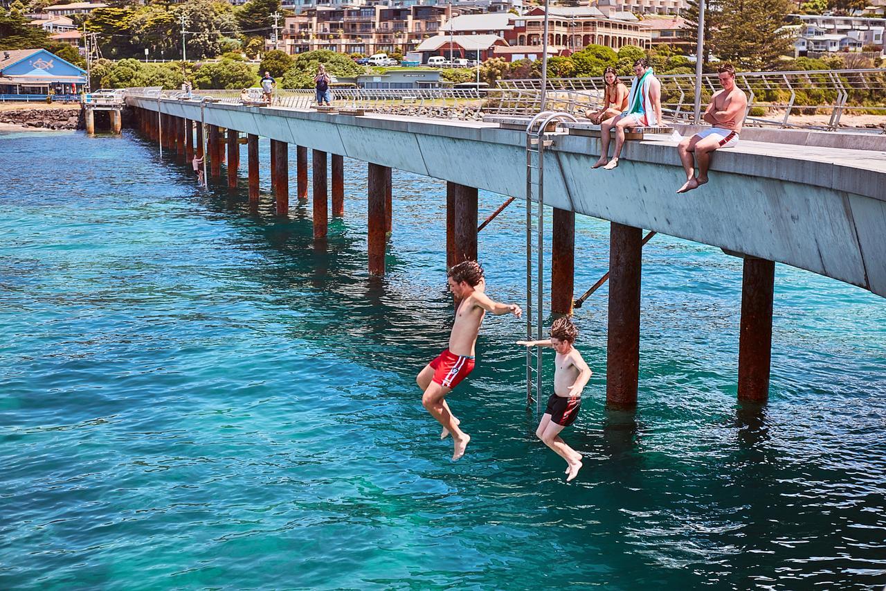 Lorne Foreshore Caravan Park Hotel Buitenkant foto